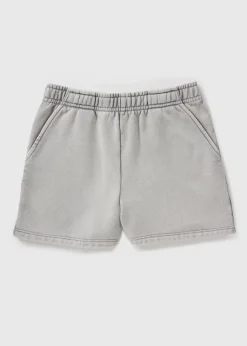 Girls Grey Palm Beach Shorts (7-15yrs)