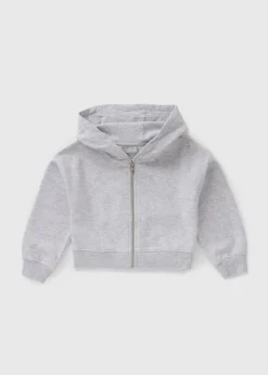 Girls Grey Zip Through Hoodie (7-15yrs)