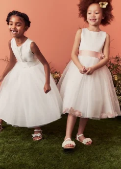 Girls Ivory Bridesmaid Dress (1-10yrs)