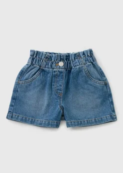 Girls Mid Wash Denim Shorts (7-15yrs)