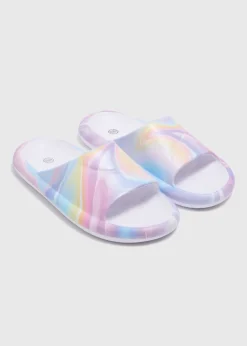 Girls Multicolour Tie Dye Slider (Younger 10/11-Older 5/6)