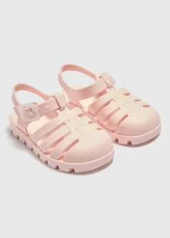 Girls Pink Matt Jelly Shoes (Younger 4-12)