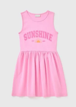 Girls Pink Sunshine Dress (7-15yrs)