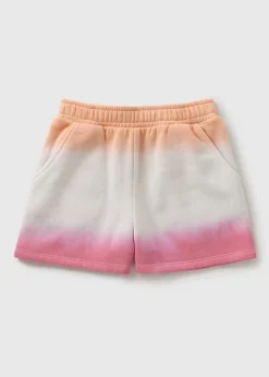 Girls Pink Tie Dye Shorts (7-15yrs)