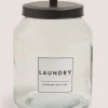 Glass Laundry Powder Jar