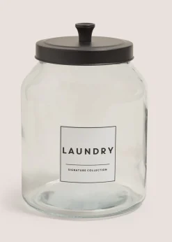 Glass Laundry Powder Jar