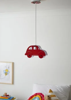 Glow Car Ceiling Light Red (30-95cm x 29cm)