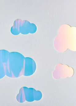 Glow Cloud Iridescent Easyfit Light Shade (20cm x 30cm)