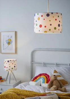 Glow Coloured Dots Integrated LED Table Lamp (39cm x 22cm)