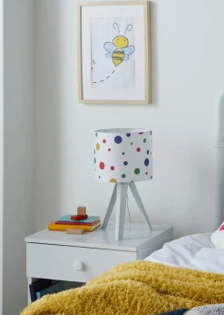 Glow Coloured Dots Integrated LED Table Lamp (39cm x 22cm)