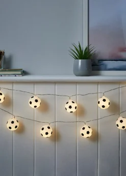 Glow Football LED String Lights (5cm x 435cm)