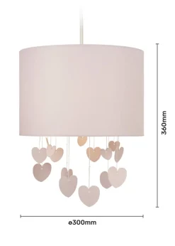 Glow Hearts Pink Mobile Shade (36cm x 30cm)