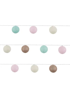 Glow Pom Pom LED String Lights (5cm x 435cm)