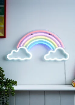 Glow Rainbow & Cloud Neon Light (20cm x 40cm)