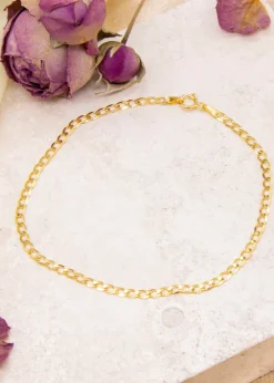 Golden Moments 9ct Yellow Gold 60 Diamond Cut Flat Curb Bracelet