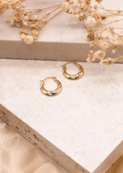 Golden Moments 9ct Yellow Gold Mini Twist Hoops