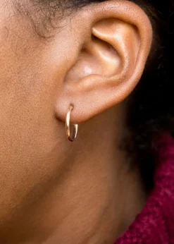 Golden Moments 9ct Yellow Gold Heart Stud Earrings