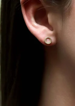 Golden Moments 9ct Yellow Gold Round Stud Earrings