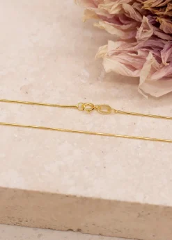 Golden Moments 9ct Yellow Gold Mini Round Snake Chain