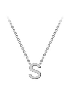 Golden Moments Sterling Silver 'Y' Initial  Necklace