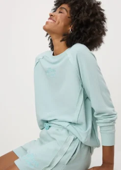 Green Acid Wash Co Ord Shorts