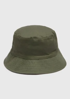 Green and Stone Reversible Bucket Hat
