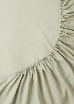Green Extra Deep Bed Sheet (180 Thread Count)