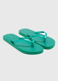 Green Flip Flops