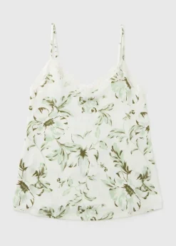 Green Floral Cami Pyjama Top
