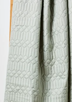 Green Geo Pinsonic Bedspread (235cm x 235cm)