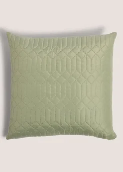 Green Geo Pinsonic Bedspread (235cm x 235cm)