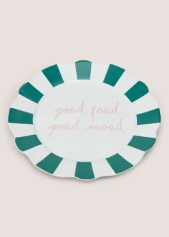 Green Good Vibes Dinner Plate