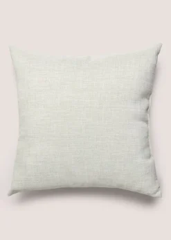 Green Linen-Look Cushion
