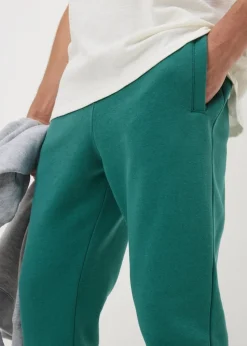 Green Slim Cuff Jogging Bottoms