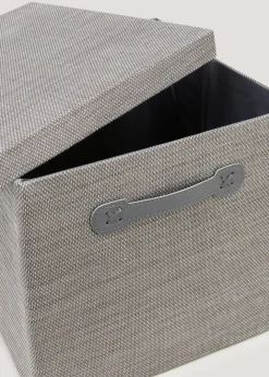 Grey Foldable Storage Box
