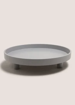 Grey Footed Tray