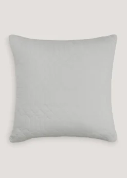 Grey Geo Pinsonic Cushion
