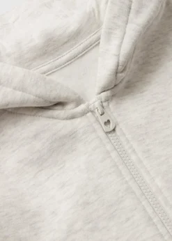 Grey Heart Zip Up Hoodie (1-7yrs)