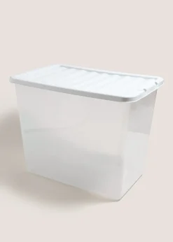 Grey Lid Storage Box (27 Litres)