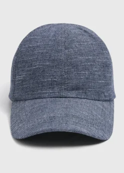 Grey Linen Look Cap