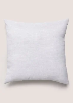 Grey Linen-Look Cushion