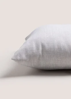 Grey Linen-Look Cushion