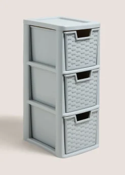 Grey Small Tower Drawers