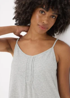 Grey Spot Chemise Nightie