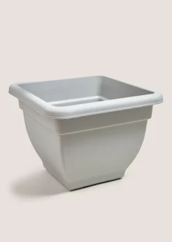 Grey Square Small Planter