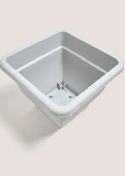 Grey Square Small Planter