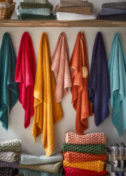 Grey Stripe Chenille Bath Mat