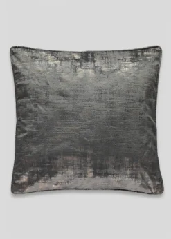 Grey Velvet Foil Cushion