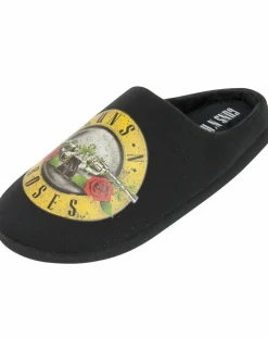 Guns N Roses Black Logo Mule Slippers