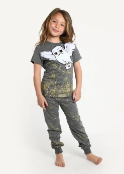 Harry Potter Kids Grey Hedwig Pyjama (8-12yrs)